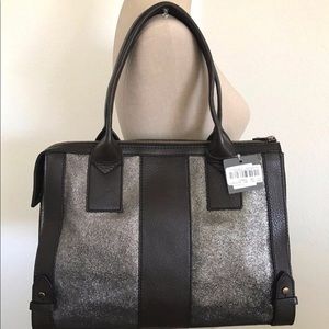 New Fossil Gwen Satchel/ Fossil Madison Clutch